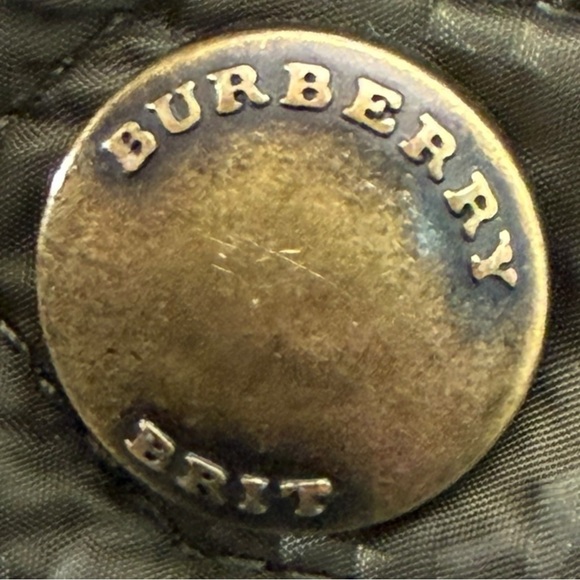 Burberry Brit quilted down puffer coat army green dark olive size Small - Picture 9 of 16